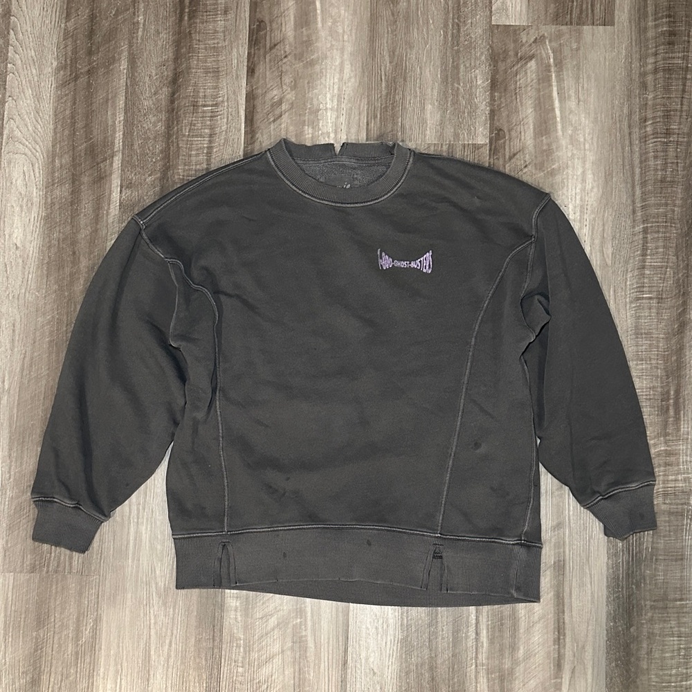 Aerie Distressed 1-800-Ghost-Busters Sweatshirt - XS